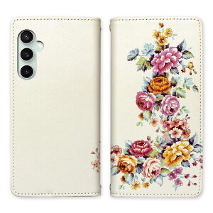 Galaxy S23 FE SCG24 au xgȂ 蒠^P[X P[X 蒠^ }Olbg тȂ X^h@\ gуP[X Jo[ P[X X}z 蒠 X}zJo[ Yȉԕ̃fUC y|CgFLOWERf