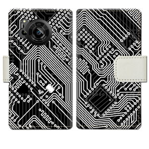 【送料無料】AQUOS R7 SH-52C aquos r7 a202sh docomo sh52c softbank A202SH ケース手帳型 カバー ケース 手帳 手帳型 スマホケース スマホカバー 【CPUデザイン】