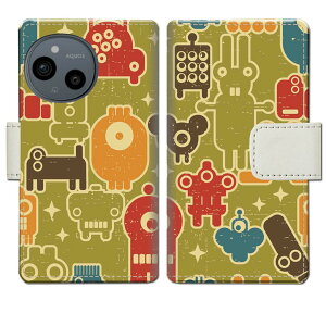 【送料無料】AQUOS sense9 SH-53E SHG14 A405SH SH-M29 docomo au softbank simフリー ケース 手帳型ケース カバー 手帳 手帳型 スマホケース スマホカバー 【ドセイジンデザイン】