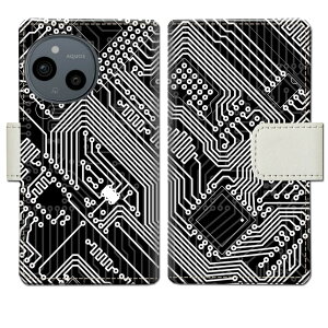 【送料無料】AQUOS sense9 SH-53E SHG14 A405SH SH-M29 docomo au softbank simフリー ケース 手帳型ケース カバー 手帳 手帳型 スマホケース スマホカバー 【CPUデザイン】