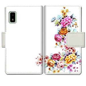 【送料無料】AQUOS wish2 SH-51C aquos wish2 sh51c docomo ケース 手帳型ケース アクオスウィッシュ2 カバー ケース 手帳 手帳型 スマホケース スマホカバー 【ワンポイントFLOWERデザイン】