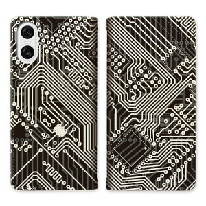 Xperia 10 VI SO-52E SOG14 A402SO XQ-ES44 ベルトなし 手帳型ケース ケース 手帳型 マグネット 帯なし スタンド機能 携帯ケース カバー ケース スマホ 手帳 スマホカバー 面白い 不思議なデザイン 【CPU