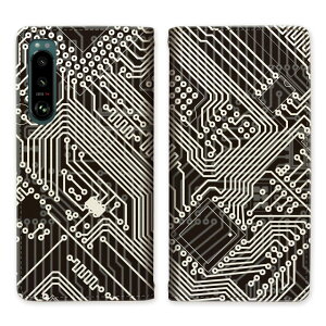 Xperia 5 III SO-53B SOG05 A103SO XQ-BQ42 ベルトなし 手帳型ケース ケース 手帳型 マグネット 帯なし スタンド機能 携帯ケース カバー ケース スマホ 手帳 スマホカバー 面白い 不思議なデザイン 【CPU