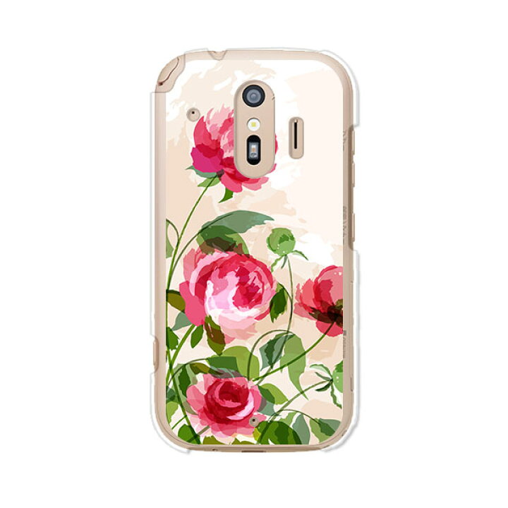 楽天市場 らくらくスマートフォンme F 01l らくらくホンme F01l らくらくスマホ Me F01l クリアハードケース Tpuソフトカバー スマホケース Docomo 送料無料 薔薇絵画 スマートフォンカバー ケース デザインスマホケース カバーjack