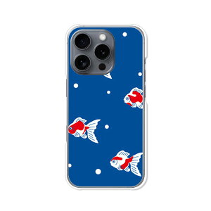 【送料無料】iPhone16Pro apple docomo au softbank クリアハードケース TPU ソフトケース カバー スマホケース【金魚ドット】 docomo au softbank simfree スマートフォンカバー 携帯ケース
