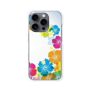 【送料無料】iPhone16Pro apple docomo au softbank クリアハードケース TPU ソフトケース カバー スマホケース【ハイビスカスFLASH】 docomo au softbank simfree スマートフォンカバー 携帯ケース