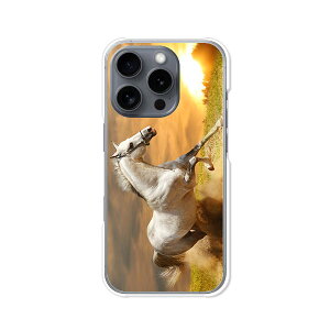 【送料無料】iPhone16Pro apple docomo au softbank クリアハードケース TPU ソフトケース カバー スマホケース【駆ける馬】 docomo au softbank simfree スマートフォンカバー 携帯ケース