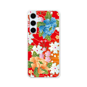 au Galaxy S24 FE SCG30 楽天モバイル カバー ケース クリアハードケース スマホケース 【送料無料】【和柄F】ギャラクシーs24 fe scg30 スマホケース スマホ ケース スマートフォンカバー 携帯ケース