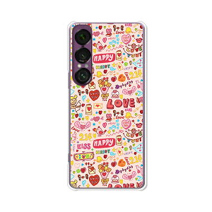�y���������zXperia 1 VII SO-51F SOG15 XQ-FS44 �N���A�n�[�h�P�[�X TPU �\�t�g�P�[�X �J�o�[ �X�}�z�P�[�X�yLOVE214�z �X�}�[�g�t�H���J�o�[ �g�уP�[�X