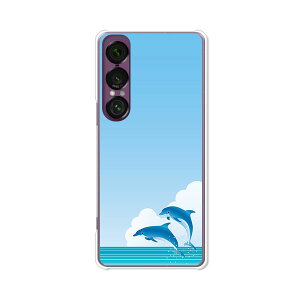 yzXperia 1 VII SO-51F SOG15 XQ-FS44 NAn[hP[X TPU \tgP[X Jo[ X}zP[XyDolphinJampz X}[gtHJo[ gуP[X