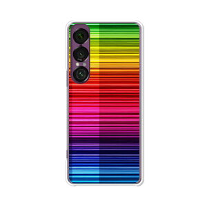 yzXperia 1 VII SO-51F SOG15 XQ-FS44 NAn[hP[X TPU \tgP[X Jo[ X}zP[XyRainbowz X}[gtHJo[ gуP[X