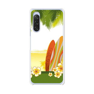 【送料無料】Xperia 10 V SO-52D SOG11 A302SO XQ-DC44 クリアハードケース TPU ソフトケース カバー スマホケース【南国バカンス】 xperia 10 v スマートフォンカバー 携帯ケース