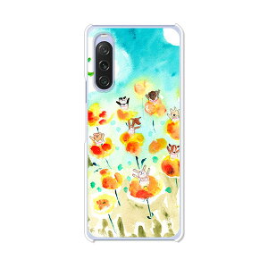 yzXperia 10 V SO-52D SOG11 A302SO XQ-DC44 NAn[hP[X TPU \tgP[X Jo[ X}zP[XyHappy!z xperia 10 v X}[gtHJo[ gуP[X