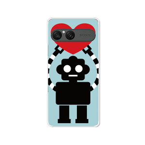 【送料無料】Xperia 10 VII SO-52F SOG16 A502SO XQ-FE44 クリアハードケース TPU ソフトケース カバー スマホケース【I愛Robot】 スマートフォンカバー 携帯ケース
