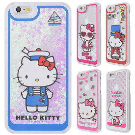 Hello Kitty AQUA サンリオ キャラクター ソフトケース iPhone SE第1世代 SE 6s 6 Plus 5s 5 エス プラス Galaxy S5 ケース カバー ハローキティ キティちゃん キティ ねこ 可愛い かわいい ホログラム ラメ パール スパンコール スパングル キラキラ ピカピカ