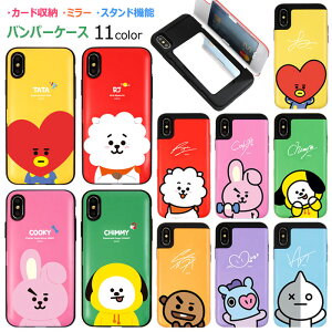 BT21 Card Bumper CtY LN^[ J[h[ op[P[X iPhone SE3 SE3 SE2 SE2 XS XR X 8 7 Plus X}z P[X Jo[ heNc BTS r[eB[ɂイ NL[ `~ 