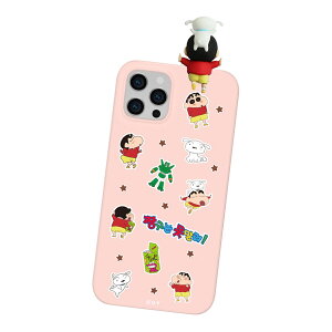 Crayon Shin-chan Sticker Case Design Figure Hard N 񂿂 LN^[ n[hP[X tBMA }XRbg t iPhone Air 17 Pro Max 16e 16 Plus 15 14 SE3 13 mini SE2 8 7 X}z P[X Jo[ V A