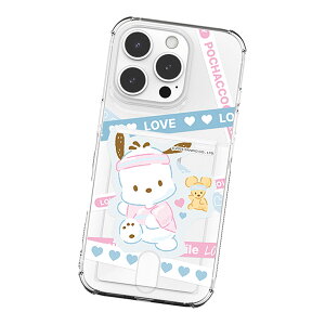 Sanrio Characters Love Line Card Clear Jelly TI LN^[ J[h[ \tgP[X iPhone Air 17 Pro Max 16e 16 Plus 15 14 SE3 13 mini 12 SE2 8 7 X}z P[X Jo[ LeB }C Vi[ N~