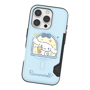 Sanrio Characters Window Two Card Magnetic Bumper (MagSafe�݊�) �T�����I �L�����N�^�[ �J�[�h���[ �o���p�[�P�[�X iPhone Air 17 Pro Max 16 Plus 15 �X�}�z �P�[�X �J�o�[ �L�e�B �}�C���� �N���~ �|���|�� �L�L��