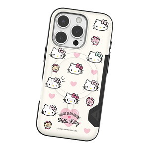 Sanrio Characters Lovely Pattern Two Card Magnetic Bumper (MagSafe�݊�) �T�����I �L�����N�^�[ �J�[�h���[ �o���p�[�P�[�X iPhone Air 17 Pro Max 16 Plus 15 �X�}�z �P�[�X �J�o�[ �L�e�B ����� �}�C ���� �f�B �N��