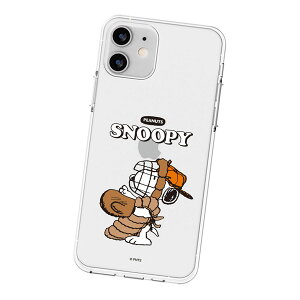Snoopy Baseball Clear Jelly s[ibc LN^[ \tgP[X iPhone Air 17 Pro Max 16e 16 Plus 15 14 SE3 SE3 13 mini 12 SE2 SE2 11 XS XR X 8 7 P[X Jo[ Peanuts Xk[s[ EbhXgbN  `