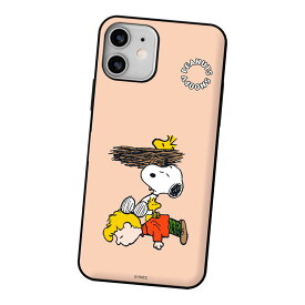 Snoopy Alphabet Game Card Door Bumper ピーナッツ キャラクター カード収納 バンパーケース iPhone 15 Plus Pro Max 14 SE第3世代 SE3 13 mini 12 SE2 11 XS XR X 8 7 ケース カバー Peanuts スヌーピー ウッドストック チャーリー ブラウン サリー ルーシー 可愛い