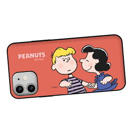 Snoopy Best Friends Card Door Bumper ピーナッツ キャラクター カード収納 バンパーケース iPhone 15 Plus Pro Max 14 SE3 13 mini 12 SE2 11 XS XR X 8 7 ケース カバー Peanuts スヌーピー ウッドストック チャーリー サリー ルーシー シュローダー 可愛い かわいい