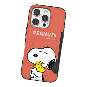 Snoopy Happy Time Two Card MagSafe Bumper s[ibc LN^[ J[h[ op[P[X Galaxy S25 Ultra S24 P[X Jo[ X}zP[X X}zJo[ Peanuts Xk[s[ Ck EbhXgbN  `