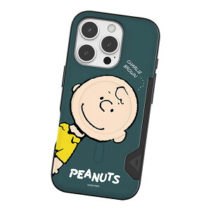 Snoopy Hello Friends Two Card Magnetic Bumper (MagSafe�݊�) �s�[�i�b�c �L�����N�^�[ �J�[�h���[ �o���p�[�P�[�X iPhone Air 17 Pro Max 16 Plus 15 �P�[�X �J�o�[ Peanuts �X�k�[�s�[ �`���[���[ �u���E�� ���[�V�[ 