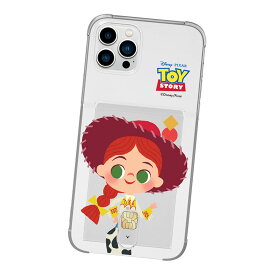 Disney Toy Story Cutie Clear Air Cushion Card Jelly ディズニー キャラクター カード収納 ソフトケース iPhone 15 Plus Pro Max 14 SE3 13 mini 12 SE2 11 XS XR X 8 7 ケース カバー ウッディ ジェシー バズ エイリアン 神様 レックス ハム ブルズアイ 可愛い かわいい