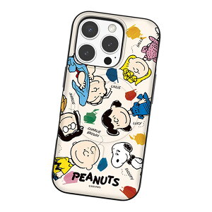 Snoopy Hello Friends Magnetic Card Door Bumper (MagSafe�݊�) �s�[�i�b�c �L�����N�^�[ �J�[�h���[ �o���p�[�P�[�X iPhone Air 17 Pro Max 16 Plus 15 �P�[�X �J�o�[ Peanuts �X�k�[�s�[ �`���[���[ �u���E�� ���[�V�[ 