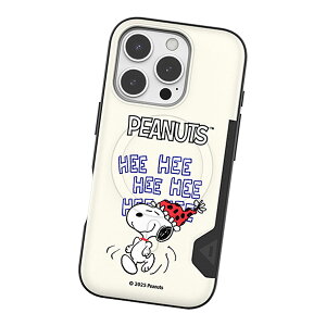 Vintage Snoopy Everyday Two Card Magnetic Bumper (MagSafe�݊�) �s�[�i�b�c �L�����N�^�[ �J�[�h���[ �o���p�[�P�[�X Galaxy S26 + Ultra S25 S24 �X�}�z �P�[�X �J�o�[ Peanuts �X�k�[�s�[ �C�k �`���[���[ �u���E�� 