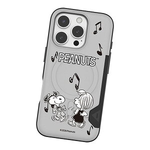 Vintage Snoopy Record Two Card Magnetic Bumper (MagSafe�݊�) �s�[�i�b�c �L�����N�^�[ �J�[�h���[ �o���p�[�P�[�X Galaxy S26 + Ultra S25 S24 �X�}�z �P�[�X �J�o�[ Peanuts �X�k�[�s�[ �E�b�h�X�g�b�N �`���[���[ 