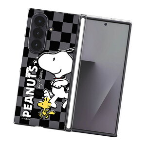 Snoopy Friends Run Pattern Z Fold Auto Hinge Magnetic Clear Hard (MagSafe�݊�) �s�[�i�b�c �L�����N�^�[ Z�t�H�[���h �I�[�g �q���W �}�O�l�`�b�N �n�[�h�P�[�X Galaxy Z Fold8 Ultra Fold7 Fold6 �E���g�� �X�}�z �P�[�X