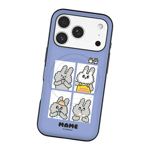 Bunni Konbiny Photo Cut Magnetic Card Door Bumper (MagSafe�݊�) �o�j�[ �R���r�j �L�����N�^�[ �J�[�h���[ �o���p�[�P�[�X iPhone Air 17 Pro Max 16 Plus 15 �X�}�z �P�[�X �J�o�[ BunniKonbiny �E�T�M �}������ ���O��