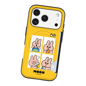 Bunni Konbiny Photo Cut Two Card Magnetic Bumper (MagSafe�݊�) �o�j�[ �R���r�j �L�����N�^�[ �J�[�h���[ �o���p�[�P�[�X iPhone Air 17 Pro Max 16 Plus 15 �X�}�z �P�[�X �J�o�[ BunniKonbiny �E�T�M �}������ ���O����