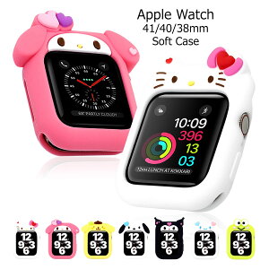 Sanrio Characters Apple Watch Silicone Case TI LN^[ AbvEHb` \tgP[X Apple Watch Series 8 7 SE 6 5 4 3 2 1 P[X n[ LeB }CfB }C fB || v 