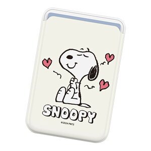Snoopy Basic Magnetic Slide Card Case (MagSafe�݊�) �s�[�i�b�c �L�����N�^�[ �J�[�h�P�[�X �J�[�h�z���_�[ iPhone 17e Air 17 Pro Max 16e 16 Plus 15 14 13 mini 12 �v���X �v�� �}�b�N�X �~�j �A���h���C�h �}���` Peanu