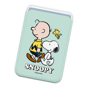 Snoopy Everyday Magnetic Slide Card Case (MagSafe�݊�) �s�[�i�b�c �L�����N�^�[ �J�[�h�P�[�X �J�[�h�z���_�[ iPhone 17e Air 17 Pro Max 16e 16 Plus 15 14 13 mini 12 �v���X �v�� �}�b�N�X �~�j �A���h���C�h �}���` Pe