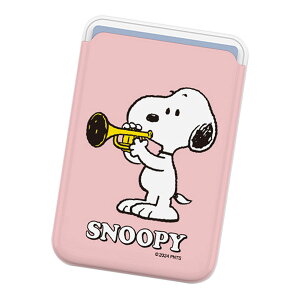 Snoopy Hobby MagSafe Slide Card Holder s[ibc LN^[ MagSafeΉ J[hP[X iPhone Air 17 Pro Max 16e 16 Plus 15 14 13 mini 12 vX v }bNX ~j AhCh }` Peanuts Xk[s[ Snoopy 