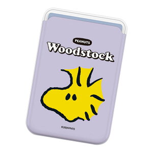 Snoopy Face MagSafe Slide Card Holder s[ibc LN^[ MagSafeΉ J[hP[X iPhone Air 17 Pro Max 16e 16 Plus 15 14 13 mini 12 vX v }bNX ~j AhCh }` Xk[s[ EbhXg