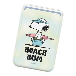Snoopy Life Magnetic Slide Card Case (MagSafe�݊�) �s�[�i�b�c �L�����N�^�[ �J�[�h�P�[�X �J�[�h�z���_�[ iPhone Air 17 Pro Max 16e 16 Plus 15 14 13 mini 12 �v���X �v�� �}�b�N�X �~�j �A���h���C�h �}���` Peanuts 