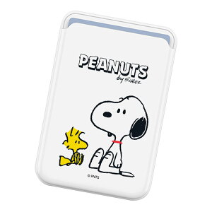 Snoopy Life MagSafe Slide Card Holder s[ibc LN^[ MagSafeΉ J[hP[X iPhone Air 17 Pro Max 16e 16 Plus 15 14 13 mini 12 vX v }bNX ~j AhCh }` Peanuts Xk[s[ Ebh