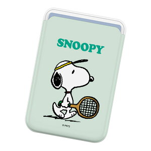 Snoopy Life MagSafe Slide Card Holder s[ibc LN^[ MagSafeΉ J[hP[X iPhone Air 17 Pro Max 16e 16 Plus 15 14 13 mini 12 vX v }bNX ~j AhCh }` Peanuts Xk[s[ Ebh