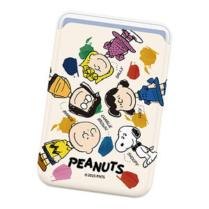 Snoopy Hello Friends MagSafe Slide Card Case s[ibc LN^[ MagSafeΉ J[hP[X iPhone Air 17 Pro Max 16e 16 Plus 15 14 13 mini 12 vX v }bNX ~j AhCh }` Xk[s[ `[