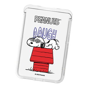 Vintage Snoopy Mood Clear MagSafe Slide Card Case s[ibc LN^[ MagSafeΉ J[hP[X iPhone Air 17 Pro Max 16e 16 Plus 15 14 13 mini 12 vX v }bNX ~j AhCh }` Xk[s[ E