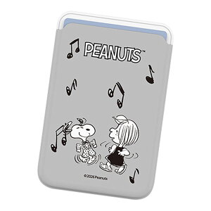 Vintage Snoopy Record Magnetic Slide Card Case (MagSafe�݊�) �s�[�i�b�c �L�����N�^�[ �J�[�h�P�[�X �J�[�h�z���_�[ iPhone 17e Air 17 Pro Max 16e 16 Plus 15 14 13 mini 12 �v���X �v�� �}�b�N�X �~�j �A���h���C�h �}��