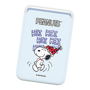 Vintage Snoopy Everyday Magnetic Slide Card Case (MagSafe�݊�) �s�[�i�b�c �L�����N�^�[ �J�[�h�P�[�X �J�[�h�z���_�[ iPhone 17e Air 17 Pro Max 16e 16 Plus 15 14 13 mini 12 �v���X �v�� �}�b�N�X �~�j �A���h���C�h �}