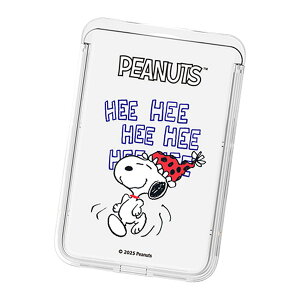 Vintage Snoopy Everyday Clear Magnetic Slide Card Case (MagSafe�݊�) �s�[�i�b�c �L�����N�^�[ �J�[�h�P�[�X �J�[�h�z���_�[ iPhone 17e Air 17 Pro Max 16e 16 Plus 15 14 13 mini 12 �v���X �v�� �}�b�N�X �~�j �A���h���C