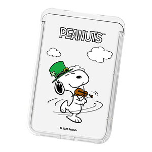 Vintage Snoopy Daily Clear Magnetic Slide Card Case (MagSafe�݊�) �s�[�i�b�c �L�����N�^�[ �J�[�h�P�[�X �J�[�h�z���_�[ iPhone 17e Air 17 Pro Max 16e 16 Plus 15 14 13 mini 12 �v���X �v�� �}�b�N�X �~�j �A���h���C�h 